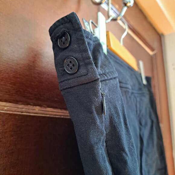 Lauren Ralph Lauren Women’s Black Cropped Pants Size 10 | Cotton Viscose Blend - Picture 5 of 11